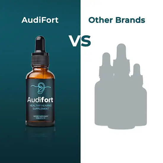 Audifort supplement with ingredients shown in approved affiliate artwork